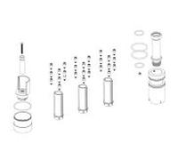 Herzbach MODUL7 rallonge 20mm 70.738003. 2000 .09 Thermostat PUSH 3 Verbraucher