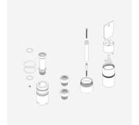 Herzbach MODUL7 rallonge 30mm 70.728012. 2000 .09 mitigeur à levier 2 Verbraucher avec bec