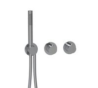 Herzbach MODUL7 Robinetterie de douche encastrée avec mitigeur thermostatique, 70.701001.1.01,