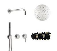 Herzbach MODUL7 Ensemble de douche encastré, Mitigeur monocommande, 70.702712.1.09,