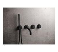 Herzbach MODUL7 kit de finition thermostat 70.702011. 2000 .12 2 Verbraucher avec bec noir mat