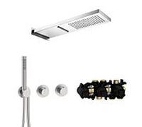 Herzbach MODUL7 ensemble thermostatique T-MU2 70.703711. 2000 .09 537x165mm Multi 2 acier inoxydable
