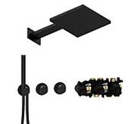 Herzbach MODUL7 ensemble thermostatique T-TF2 70.703721. 2000 .12 TWIN FLOW Noir mat