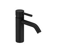 Herzbach noir profond mitigeur lavabo 23.203200. 2000 .12 130 mm, noir mat, taille M, sans garniture de vidage