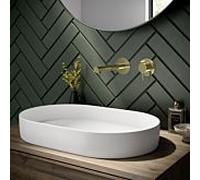 Herzbach Siro mitigeur lavabo 30.120954.1.03 or, montage caché, saillie 210mm