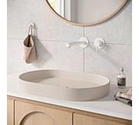 Herzbach Siro mitigeur lavabo 30.120954. 2000 .07 blanc mat, montage encastré, saillie 210mm
