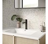 Herzbach Siro Taille L mitigeur lavabo 30.120420. 2000 .12 sans garniture de vidange , noir mat