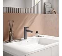 Herzbach Siro Taille M mitigeur lavabo 30.120320. 2000 .06 sans garniture de vidange , gris mat
