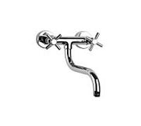 Herzbach Stilo évier / lavabo mural 14.954000.1.01 bec pivotant, chromé