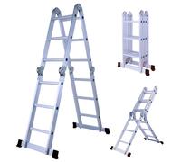 Herzberg HG-5002: Échelle pliante en aluminium à orientation multiple