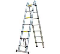 Herzberg HG-5560 : Échelle Télescopique Rétractable en Aluminium - 5,60M
