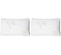 Herzberg, Housse d'oreiller en Bambou 50x76cm HG5076BMC-H (Lot de 2)