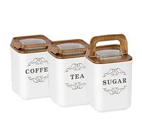Herzberg Set de 3 Pots de Stockage sous Vide HGOKY237, Hermétique
