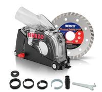 HERZO Capot de protection Avec Meuleuse Angulaire 115mm/125 mm rail de guidage