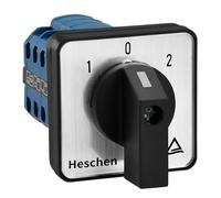 Heschen Commutateur de commutation universel de sélecteur de came rotative, LW28-20/D404.4, 660V 20A, 3 positions, 4 phases, 16 terminaux, CE