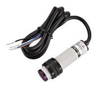 Heschen Commutateur de proximité photoélectrique infrarouge M18, type de réflexion diffuse, E3F-DS200C3, distance de détection 10-200 cm, 10-30 VDC 200 mA, NPN NO+NC, 4 fils