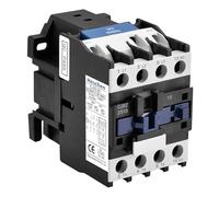 Heschen Contacteur AC, CJX2-2510, Bobine 24V 50/60Hz, 3P, 3 pôles, normalement ouvert, Ie 25A, Ue 380V