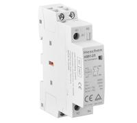 Heschen Contacteur AC domestique, HSR1-25, 2 pôles, Deux normalement fermés, Tension de bobine AC220V/230V, Montage sur rail DIN 35mm (1)