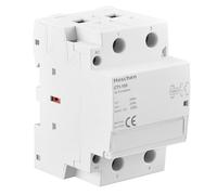 Heschen Contacteur CA domestique, CT1-100, 2 pôles, AC 220 V/240 V tension bobine, 35 mm montage sur rail DIN