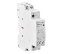 Heschen Contacteur ca domestique, HSR1-25, Ie 25A 2 pôles deux normalement fermé, AC12V Tension de la bobine, 35mm Montage sur rail DIN