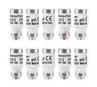Heschen Liens de fusibles en céramique néozed, Liens de fusibles de type D0, D02, 25A 400VAC, Type gL/gG, Lot de 10