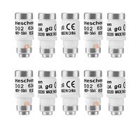 Heschen Liens de fusibles en céramique néozed, Liens de fusibles de type D0, D02, 63A 400VAC, Type gL/gG, Lot de 10