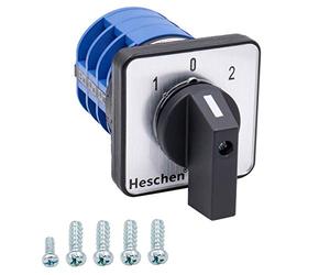 Heschen LW28-32/D303.3 Commutateur à came rotatif universel 660 V/32 A - 3 positions, 3 phases - 12 bornes CE