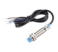 Heschen M12 Détecteur de proximité inductif, Type non blindé, LJ12A3-4-Z/CY, Détecteur 4mm, 10-30VDC 200mA, PNP NO+NC, 4 fils