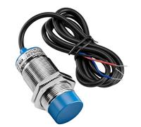 Heschen M30 Commutateur de capteur de proximité inductif, type sans blindage, LJ30A3-15-Z/BY, détecteur 15mm, 90-250VAC 400mA, PNP normalement ouvert (NO), 3 fils