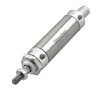 Heschen Mini vérin pneumatique en acier inoxydable, MA 32-50, orifice PT1/8, Alésage 32mm, Course 50mm, Tige simple double action