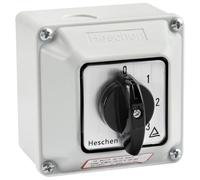 Heschen SZW26-20-0-4.2D-BX Commutateur universel à cames verrouillable ON-OFF 5 positions 8 bornes avec boîte extérieure principale CE 660 V 20 A
