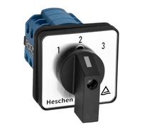 Heschen SZW26-20/123.3 Interrupteur à came universel 3 positions 3 phases 12 points CE 660 V 20 A