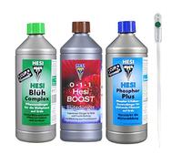 Hesi Boost (1 l de boost, 1 L de complexe floraison et 1 L de phosphore).