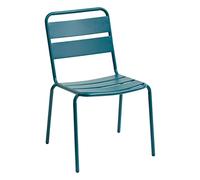 Hespéride Chaise de Jardin empilable Phuket Bleu Canard
