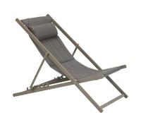 HESPERIDE - Chilienne de Jardin empilable Pliable lunivia café