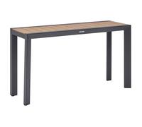 Hespéride - Console de jardin en aluminium effet bois EVASION - Honey et graphite