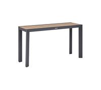 Hespéride - Console de jardin en aluminium effet bois EVASION - Honey et graphite - Evasion