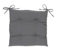 Hespéride - Galette de chaise d'extérieur Korai - 40 x 40 cm - Gris ardoise - Korai Gris G