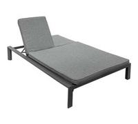 Hespéride - Lit de piscine double Evasion en aluminium - Anthracite et Graphite - Evasion G