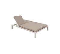 Hespéride - Lit de piscine double Evasion en aluminium - Argile - Evasion