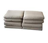 Hespéride Lot de 8 Coussins pour Salon Polynésia Ficelle