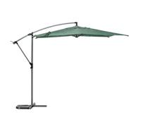 HESPERIDE - Parasol Déporté Rond Manoa 3 m Acier Anti-rouille Toile Déperlante Amovible Orientable 360° Protection Soleil pour Jardin Terrasse