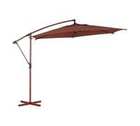 HESPERIDE - Parasol Déporté Rond Manoa 3 m Acier Anti-rouille Toile Déperlante Amovible Orientable 360° Protection Soleil pour Jardin Terrasse