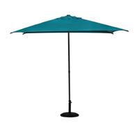 HESPERIDE - Parasol Droit Carré Soya - 2,5x2,5m - Haute Protection UV, Toile Amovible Déperlante et Orientable - Structure Acier Traité Antirouille