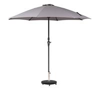 Hespéride - Parasol droit rond Sisko Ardoise