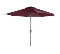 Hespéride Parasol Mat Central Rond 3m Loompa Bordeaux