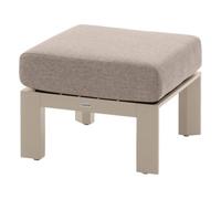 Pouf de jardin ÉVASION Argile Aluminium traité époxy, Oléfine Hespéride