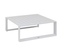 Hespéride Table Basse de Jardin carrée Allure Blanche