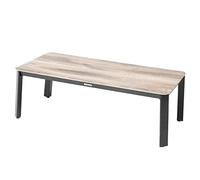 Hespéride Table Basse de Jardin rectangulaire Pavane Graphite