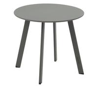 Table d'appoint de jardin rond SAONA Vert laurier 70 x 40 cm - Acier traité époxy, Traitement antirouille renforcé Hespéride